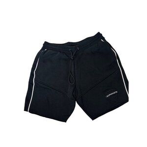 ALPHALETE black varsity short, Size Large